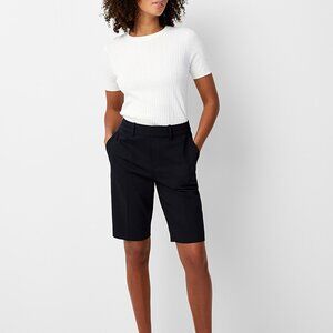 Anne Taylor Structured slim-fit Bermudas